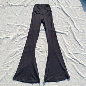 Aerie Offline Real Me High Waisted Crossover Super Flare Legging - Black - Sz XS